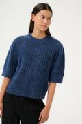 Karen by Simonsen Kbroma Pullover Kvinde Black Iris Sweaters Str L - h...