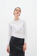 InWear Colleniw LS Kvinde Pure White Langærmede T-shirts Str L - hos M...