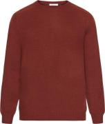 Knowledge Cotton Apparel Oneck Wool Knit - RWS Mand Fired Brick Sweate...