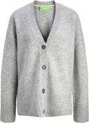 JJXX Jxiris Diverse Cardigan Knit SN Kvinde Grey Melange//pale Green N...