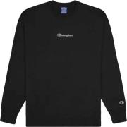 Champion Crewneck Sweatshirt Mand Black Sweatshirts Str L - Bomuld hos...