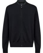 PS Paul Smith Mens Cardigan ZIP Thru Mand Sort Sweaters Str L - hos Ma...