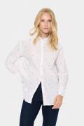 Saint Tropez Giannesz Shirt Kvinde Ice Clouds Skjorter Str L - hos Mag...