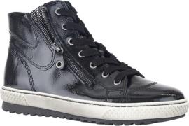 Gabor Schwarz/silb.Smok/lack/metallicme Kvinde Sort Sneakers Str 38 - ...