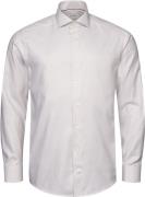 ETON Contemporary Fit Beige Melange Semi Solid Fine Twill Shirt Mand L...