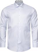 ETON Contemporary Fit Light Blue Semi Solid Cotton & Tencel Lyocell Pr...