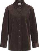 Heartmade Maima Shirt HM Kvinde Chocolate Brown Skjorter Str 40 - hos ...