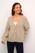 Culture Cucacheia Cardigan Kvinde Dune Melange Cardigans Str L - hos M...