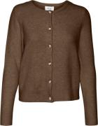 Vero Moda Vmlucille LS Oneck Knit Cardigan V Kvinde Bison Cardigans Re...