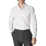 ETON White Poplin Shirt Extreme Cut Away Collar - Slim Fit Mand Hvid L...