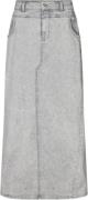 Lollys Laundry Tmeryll Maxi Skirt Kvinde Grey Maxi Nederdele Str L - D...