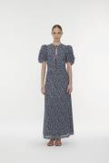 ROTATE Birger Christensen Puff Sleeve Sequin Dress Kvinde Vibrant Flor...