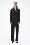 REMAIN Fitted Blazer Kvinde Black Blazere Str 40 - hos Magasin