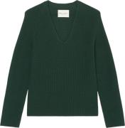 Marc O’Polo Pullover, Longsleeve, Vneck Kvinde Midnight Pine Sweaters ...