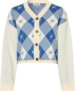 Baum und Pferdgarten Cornelie Kvinde Federal Blue Check Cardigans Str ...