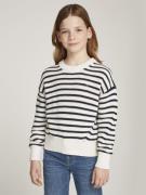 Tommy Hilfiger Essential Stripe Sweater Str 14 - Ancient White Desert ...