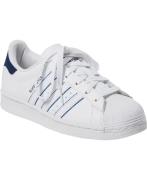 adidas Originals Superstar J Ftwwht/dkblue/blu Sneakers Str 38 - hos M...