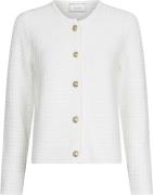 Neo Noir Limone Knit Jacket Kvinde Hvid Overgangsjakker Str 40 - hos M...