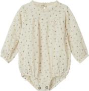 Lil' Atelier Nbfnoanna LS Loose Body LIL Str 68 - Birch Langærmede Bod...