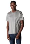 ETON Gray Blue Filo di Scozia Tshirt Mand Light Grey Kortærmede T-shir...