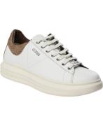 GUESS Vibo Mand White Beige Brown Sneakers Str 41 - hos Magasin