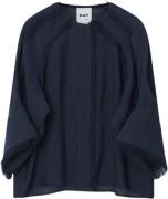 DAY Birger et Mikkelsen Cassie Sheer Fringes Kvinde Dark Sapphire Lang...