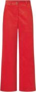 Nué Notes Porter Pants Kvinde High Risk Red Bukser Med Brede Ben Str 4...