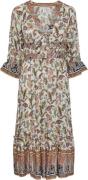 YAS Yasgemma 3/4 Midi Dress Fest Kvinde Apricot Ice/gemma Print Maxi K...