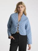 Neo Noir Dubbie Denim Quilt Jacket Kvinde Blue Overgangsjakker Str 40 ...