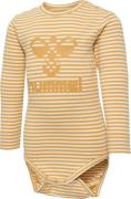 Hummel Hmlmulle Body L/S Str 2 år / 92 cm - Butterscotch Langærmede Bo...