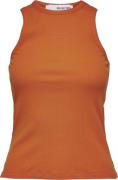 Selected Femme Slfanna Oneck Tank TOP Noos Kvinde Orangeade Tanktoppe ...