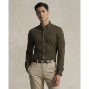 Polo Ralph Lauren Featherweight Mesh Shirt Mand Wilson Olive Heather/c...