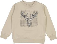 Wheat Sweatshirt Dådyr Str 3 år / 98 cm - Gravel Sweatshirts Bomuld ho...