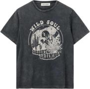 Sofie Schnoor Tshirt Kvinde Stone Washed Black Kortærmede T-shirts Str...