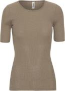 Enkel Studio Esvelo SS Top F Cloudy Ivory, Size M Kvinde Cloudy Ivory ...