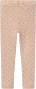 Lil' Atelier Nmfnava Wool Leggings LIL Str 92 - Rugby Tan Leggings Uld...