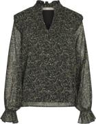 Rue de Femme Fiona Blouse RdF Kvinde Green Langærmede Bluser Str L - h...