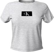 Calvin Klein Crew Neck Short Sleeve Tshirt Kvinde P7a Kortærmede T-shi...