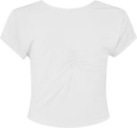 Rosemunde Viscose Tshirt Str 128 - Hvid Kortærmede T-shirts hos Magasi...