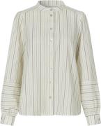 Lollys Laundry Linall Shirt LS Kvinde Stripe Langærmede Skjorter Str L...