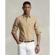 Polo Ralph Lauren Slim Fit Garmentdyed Oxford Shirt Mand Surrey Tan La...