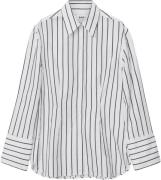 DAY Birger et Mikkelsen Julia Modern Stripe RD Kvinde Bright White Lan...