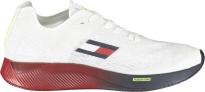 Tommy Hilfiger Sport Jacquard Sneakers Mand Hvid Sneakers Str 45 - hos...