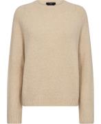 Weekend Max Mara Ghiacci Kvinde Ecru Sweaters Str L - hos Magasin