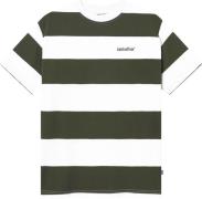 BLS Hafnia Frank Tshirt Mand Dark Green/white Kortærmede T-shirts Loos...