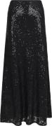 Neo Noir Vicky Sequins Skirt Kvinde Sort Maxi Nederdele Str 40 - hos M...