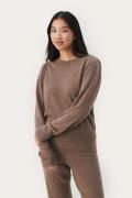 Part Two Evinapw PU 100% Cashmere Kvinde Mink Melange Sweaters Relaxed...