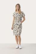 Part Two Indreaspw DR Kvinde Dark Navy Flower Print Midi Kjoler Str 40...