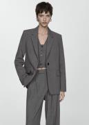 MANGO Pinstripe Suit Blazer Kvinde 92 Blazere Str L - hos Magasin