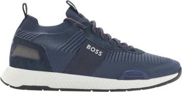 Boss Men Business Shoes Mand Blå Sneakers Str 40 - hos Magasin